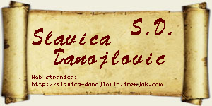 Slavica Danojlović vizit kartica